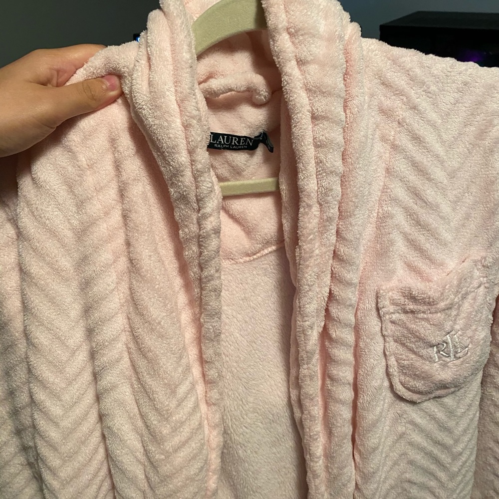 Lauren Ralph Lauren Pink Soft Bathrobe
